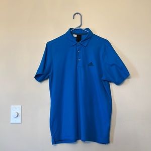 Blue Adidas Medium Golf Polo